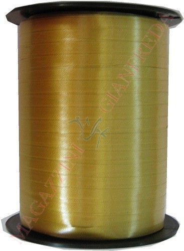 NASTRO PER FIOCCHI LISCIO ORO MM. 4,75 X MT. 500